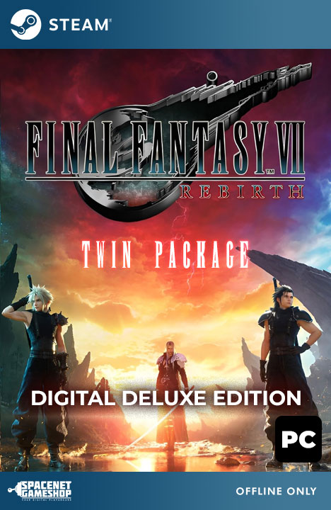 Final Fantasy VII 7: Remake & Rebirth - Deluxe Twin Pack Steam [Offline Only]